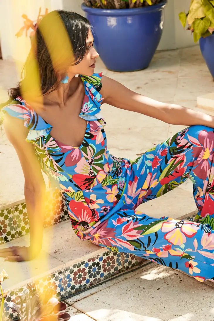 Floral Print Jumpsuit – Basically Me Boutique